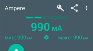 Скорость зарядки, и приложение Ampere