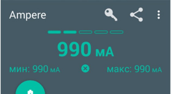 Скорость зарядки, и приложение Ampere