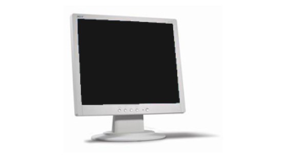 Acer AL1711 цветовой "тест" как отключить?