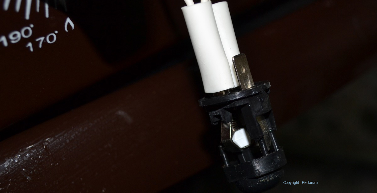 внутренность кнопки электроподжига