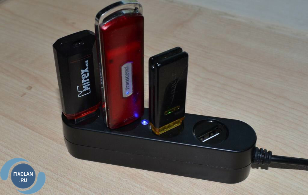 для проверки usb hub подключайте две и более usb флешек