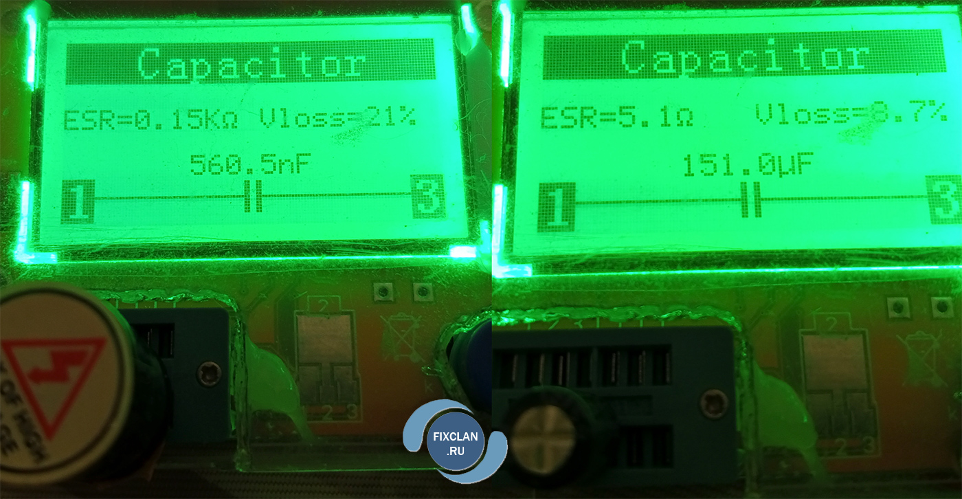 проверка конденсаторов esr метром
