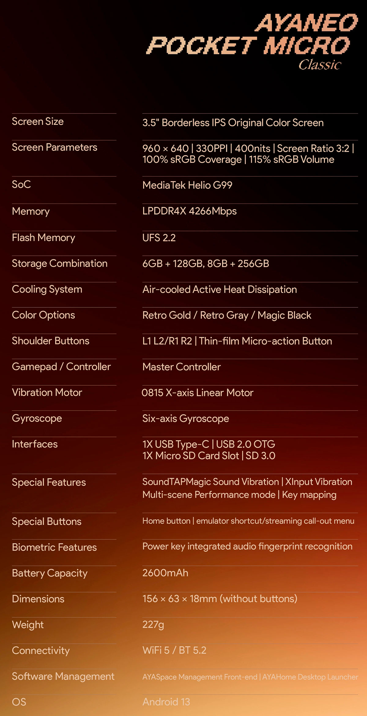 ayaneo pocket micro classic
