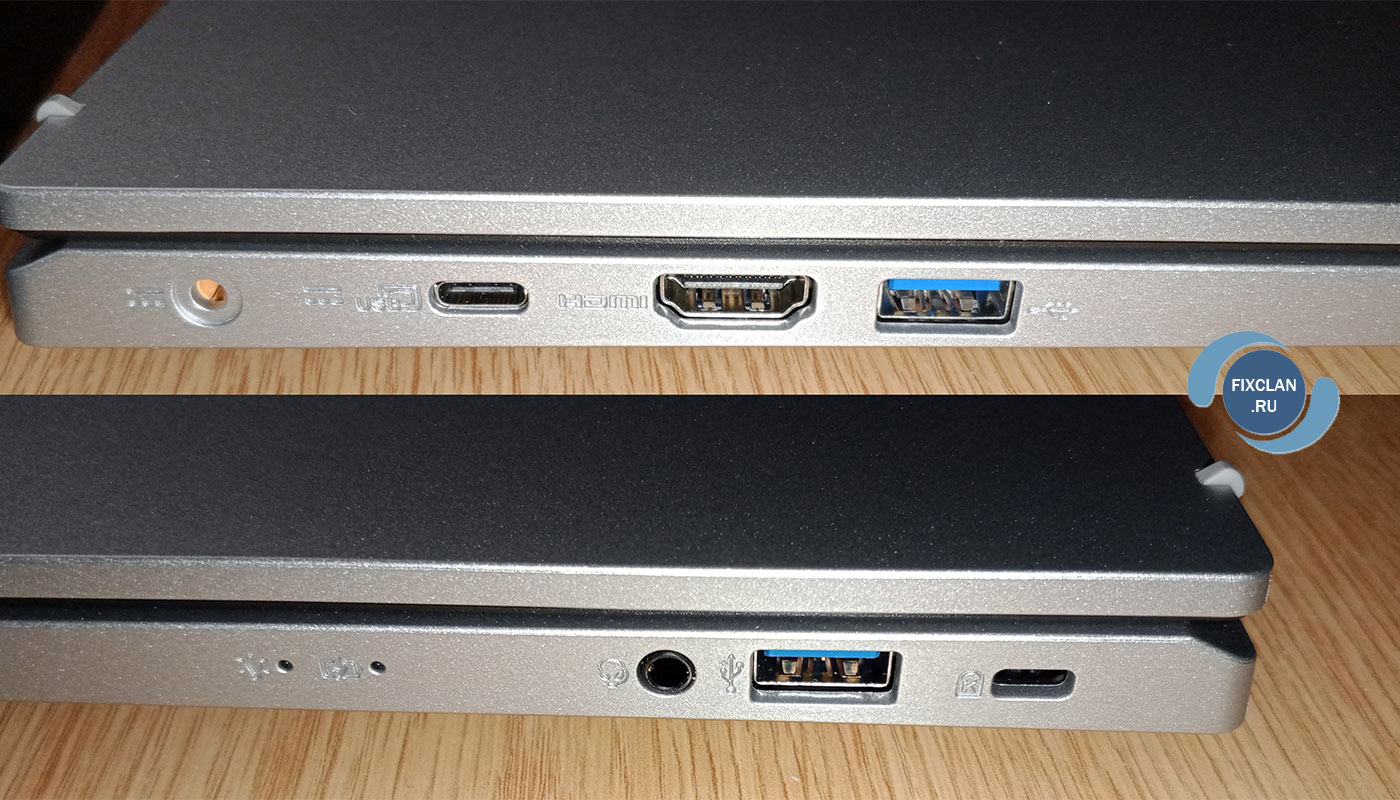Acer extensa 15 - n200 - разъемы